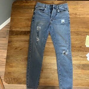 Forever 21 ripped denim jeans